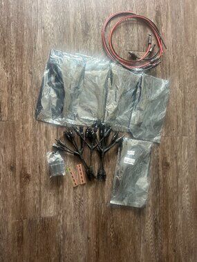 Solar MC4 Connectors Y Splitter Cable Lot 10+ Pairs + Wires PV Panel Extension